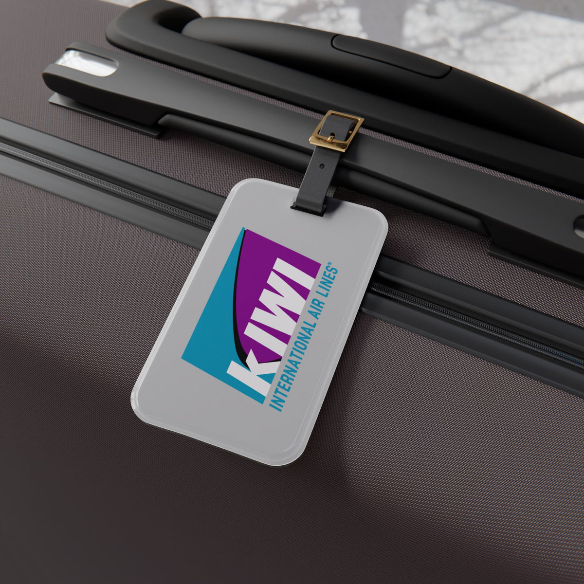 Kiwi International Air Lines Luggage Tag