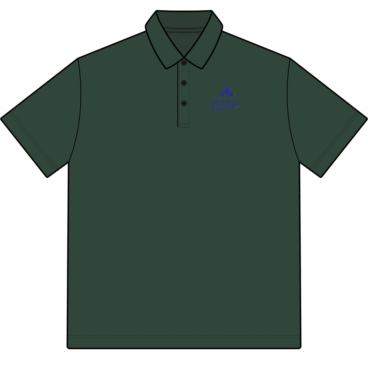 America Online (AOL) Cotton Polo Shirt
