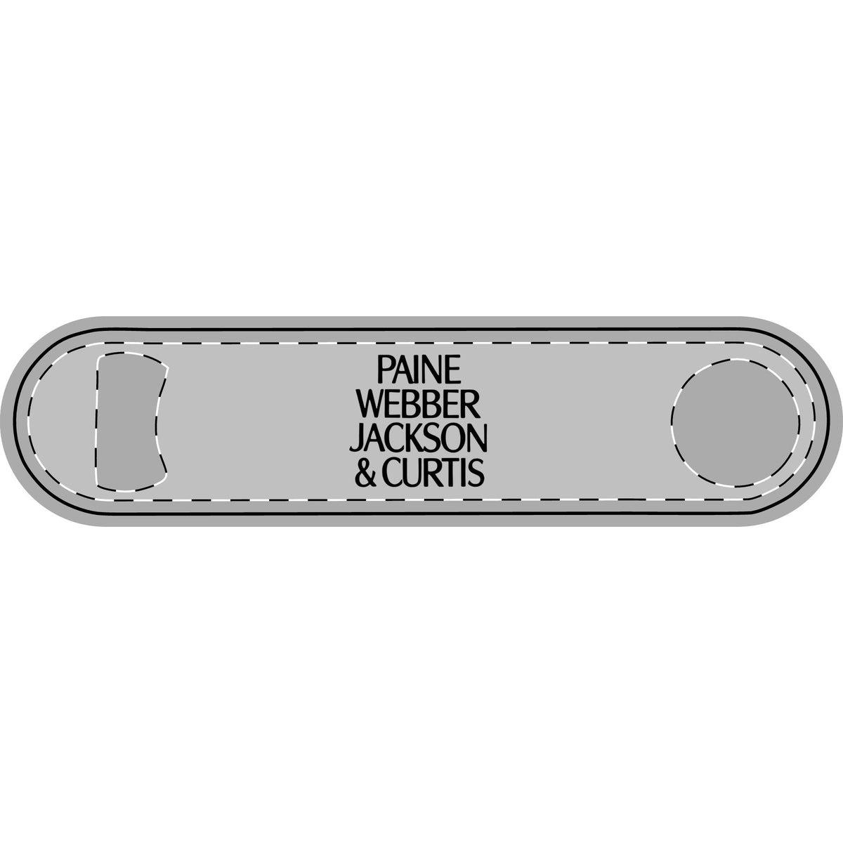 Paine Webber Jackson & Curtis Metal Bottle Opener