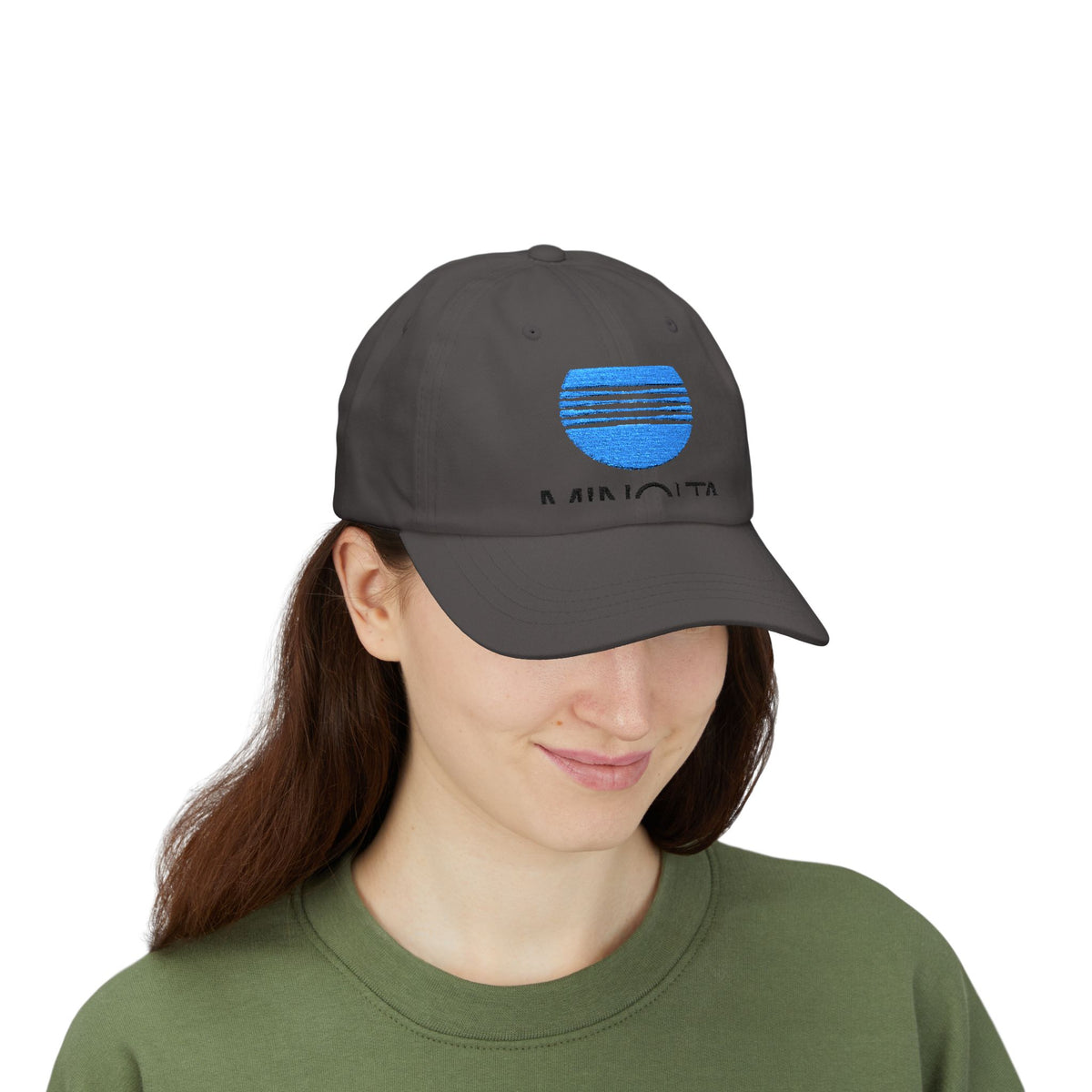 Minolta Embroidered Dad Cap Hat