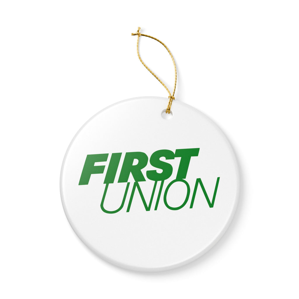 First Union Ceramic Ornament