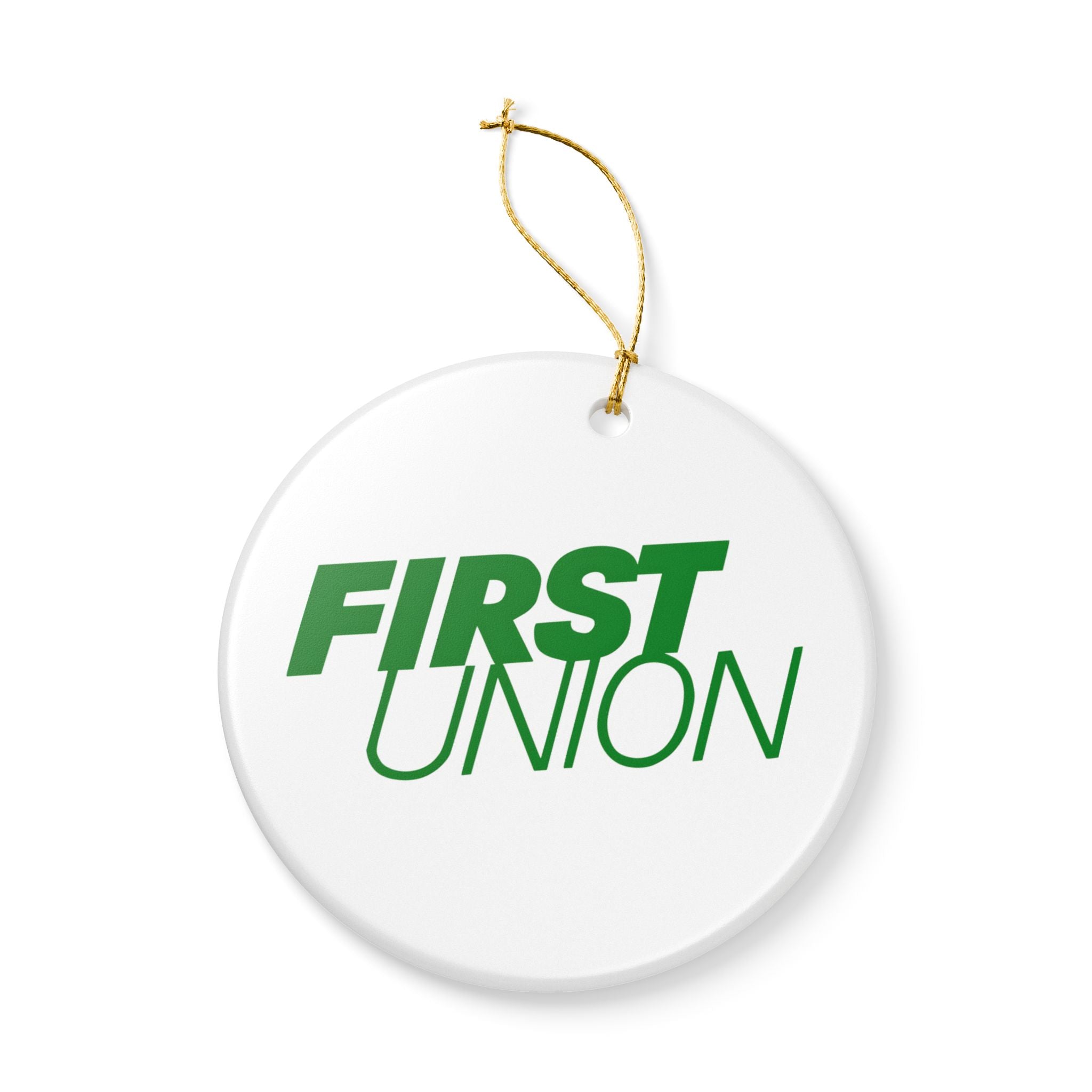 First Union Ceramic Ornament