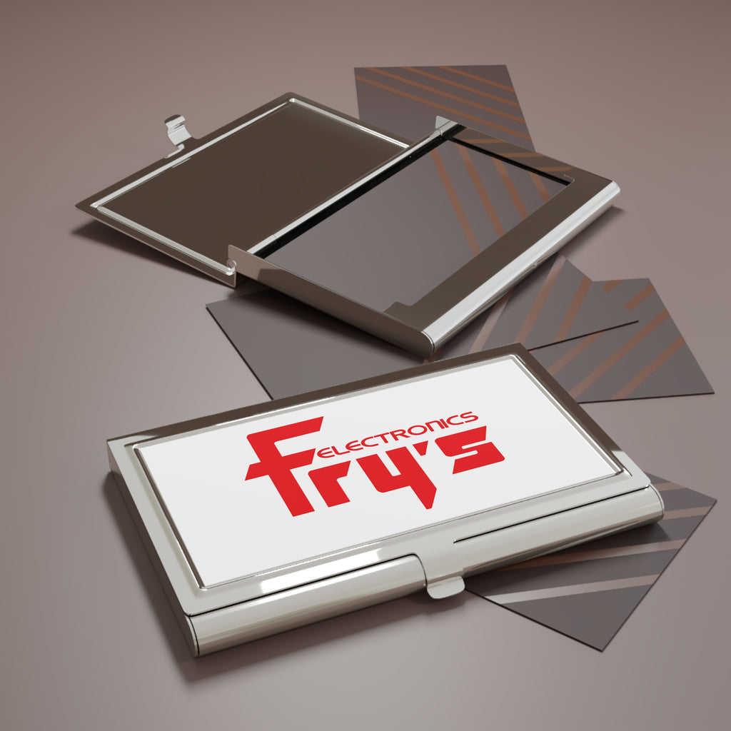 Fry's Electronics, Inc. Metal Business Card Holder