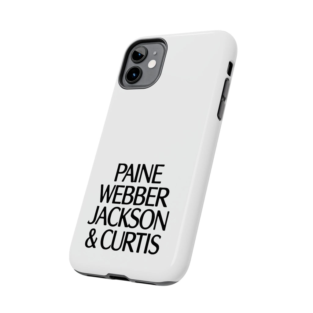 Paine Webber Jackson & Curtis Tough Phone Case