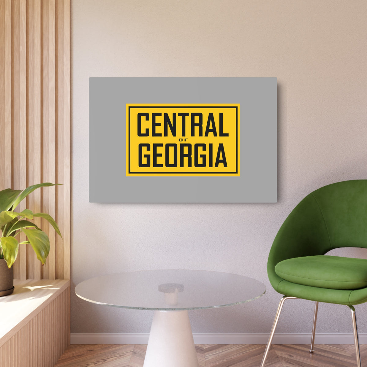 Central of Georgia Railway Metal Sign
