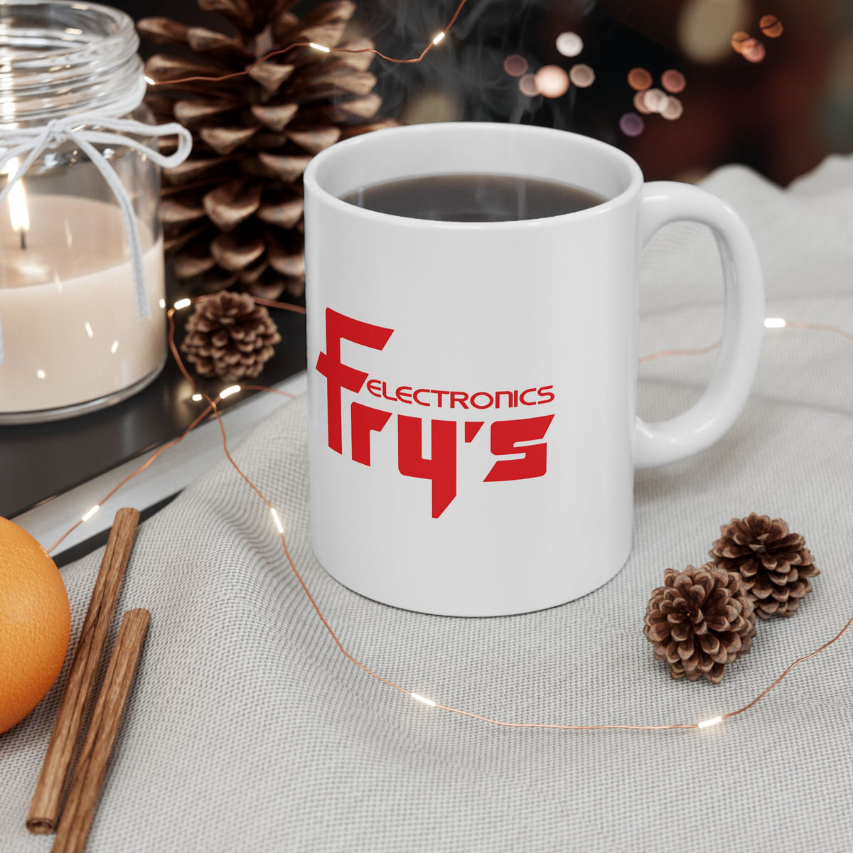Fry's Electronics Ceramic Coffee Mug