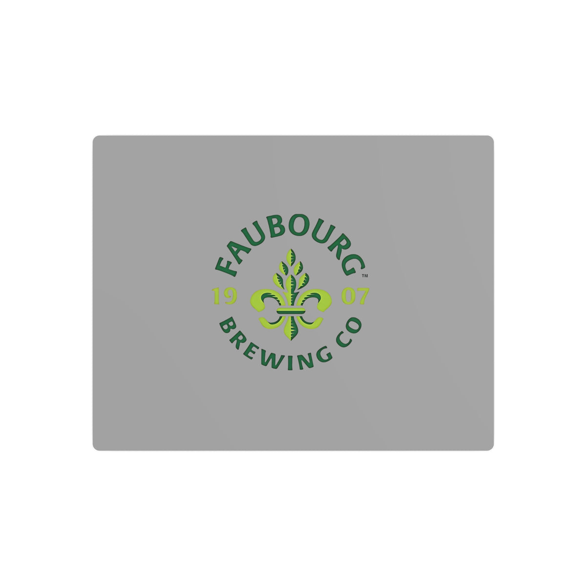 Faubourg Brewing Metal Sign