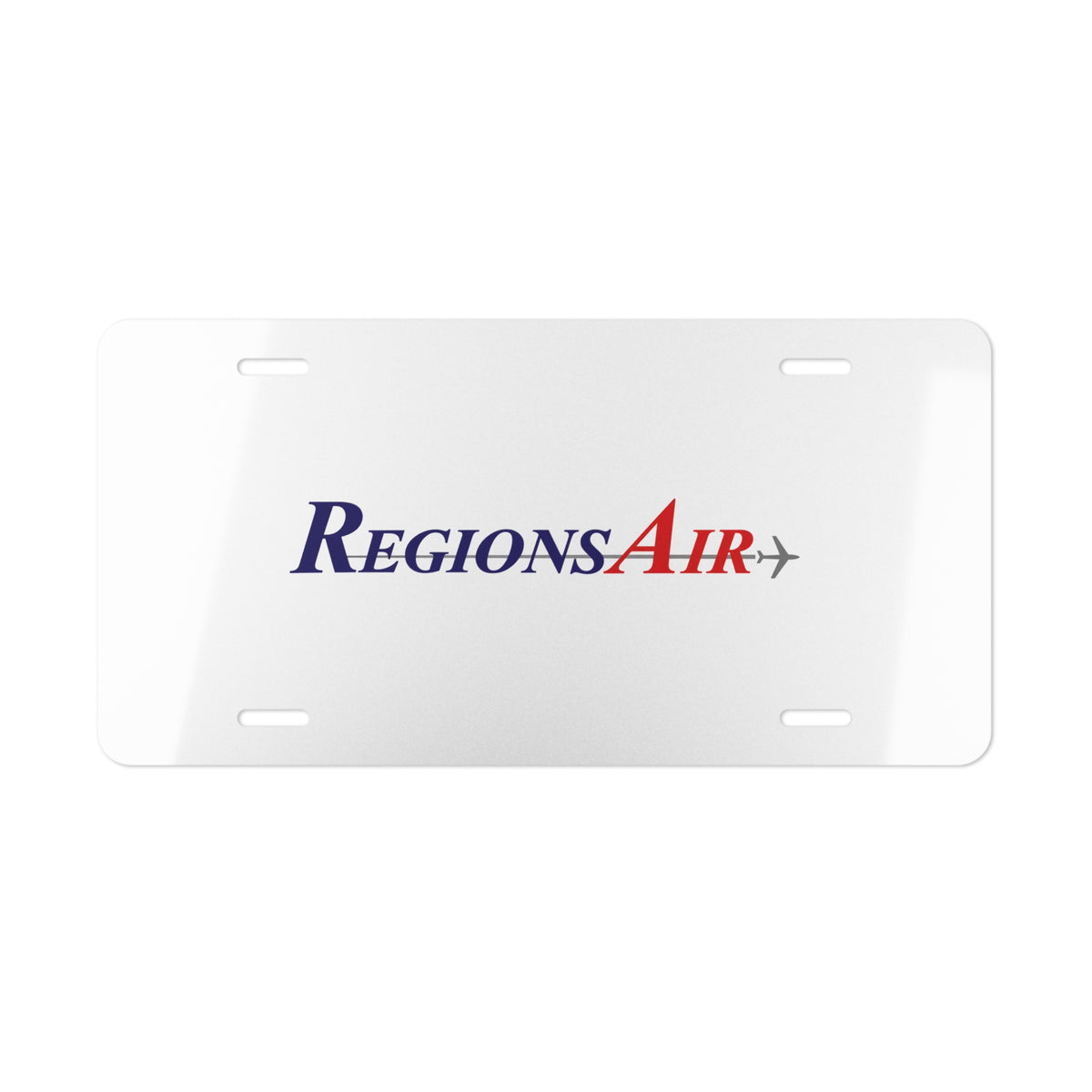 RegionsAir Vanity License Plate