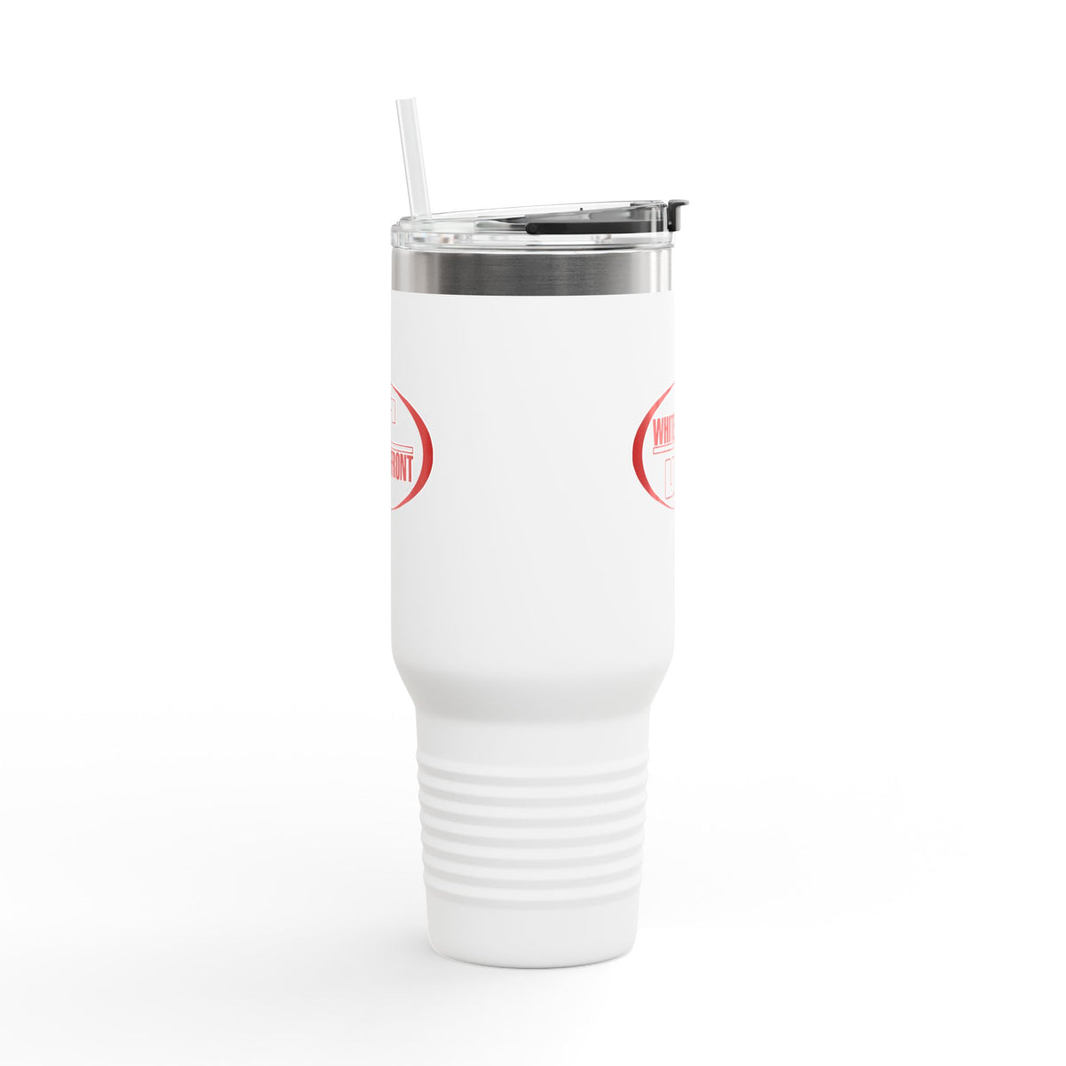 White Front 40oz Insulated Travel Mug Stainless Tumbler