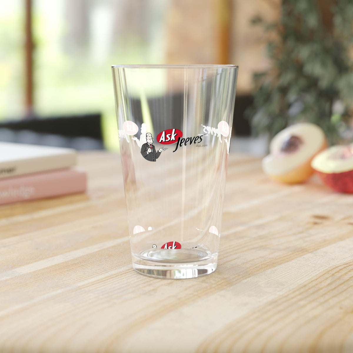 Ask Jeeves 16oz Pint Glass