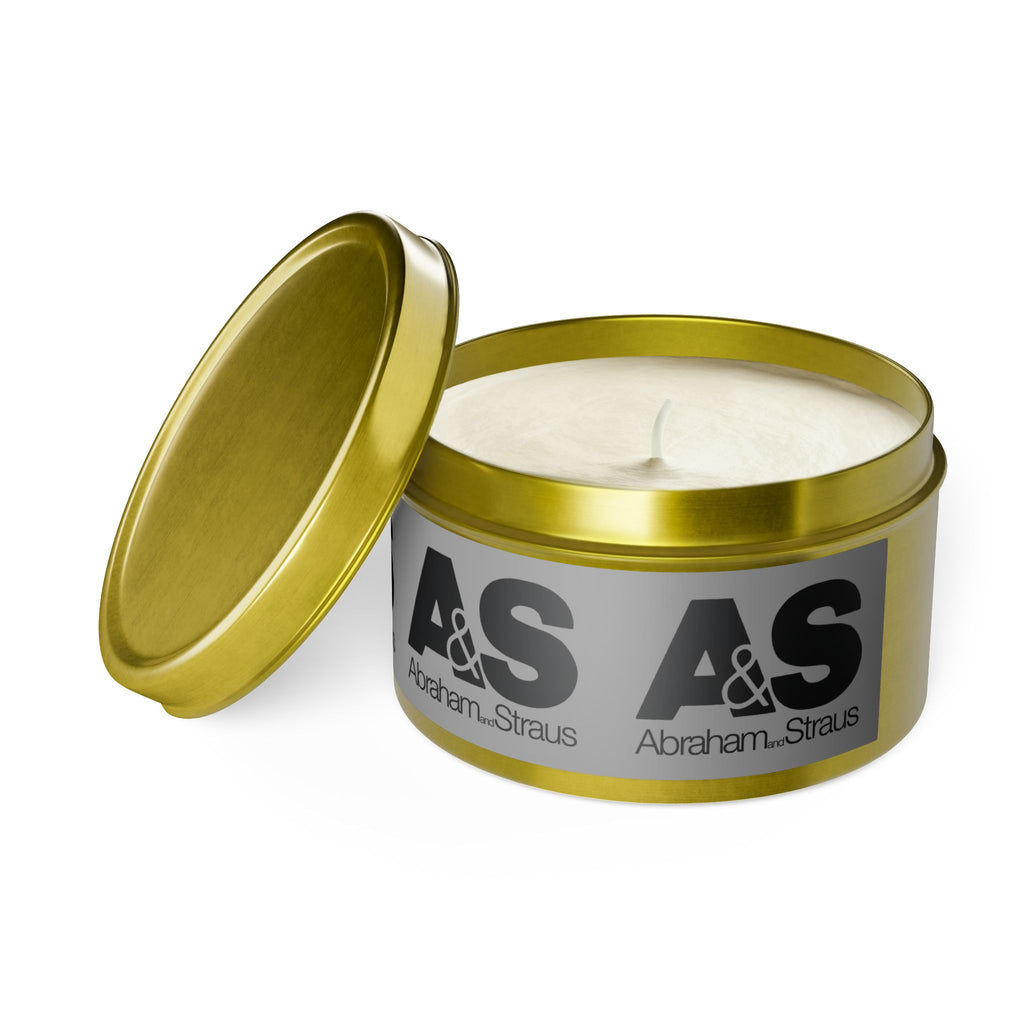 Abraham & Straus Tin Candle