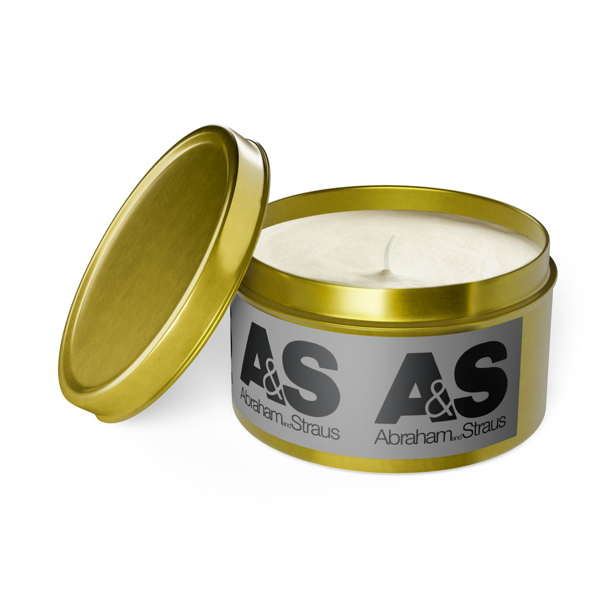 Abraham & Straus Tin Candle