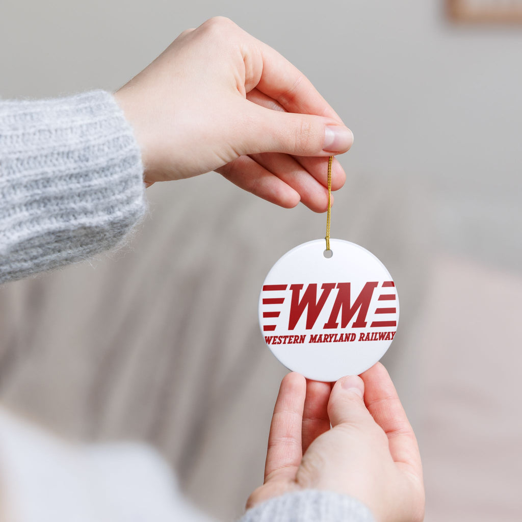 Western Maryland Railway Ceramic Ornament