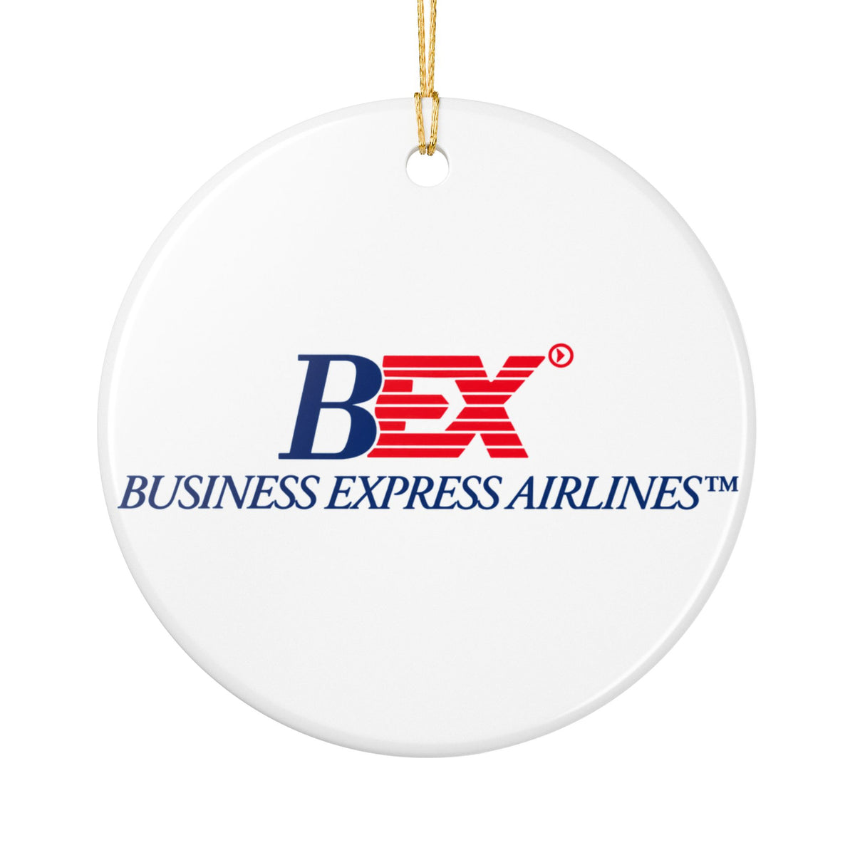Business Express Airlines Ceramic Ornament