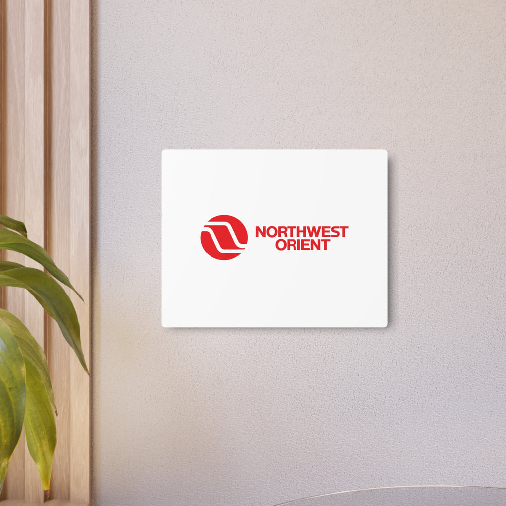 Northwest Orient Airlines Metal Sign