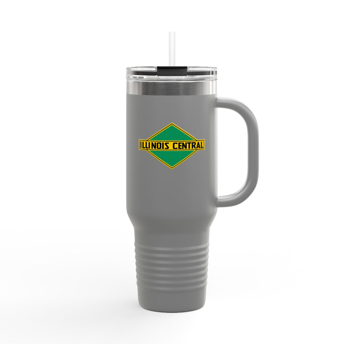 Illinois Central Railroad 40oz Insulated Travel Mug Stainless Tumbler