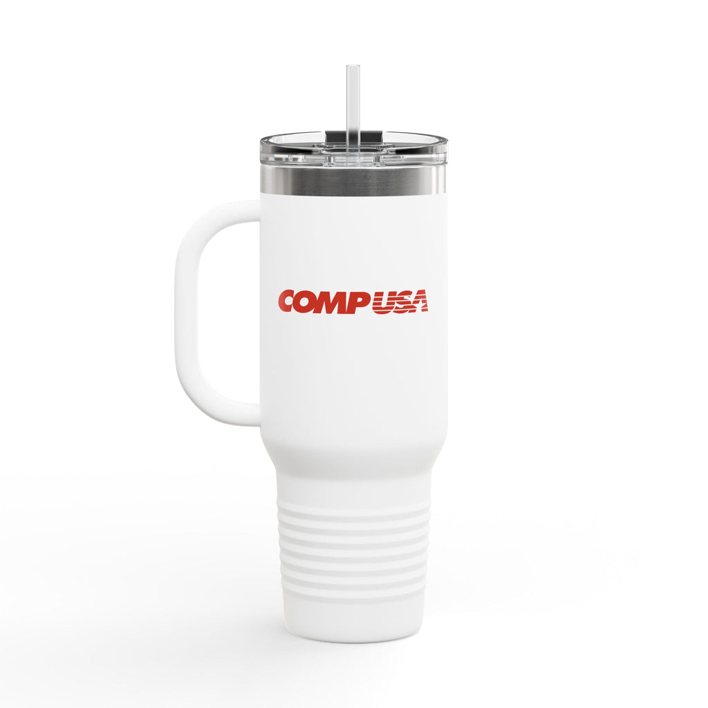 CompUSA 40oz Insulated Travel Mug Stainless Tumbler