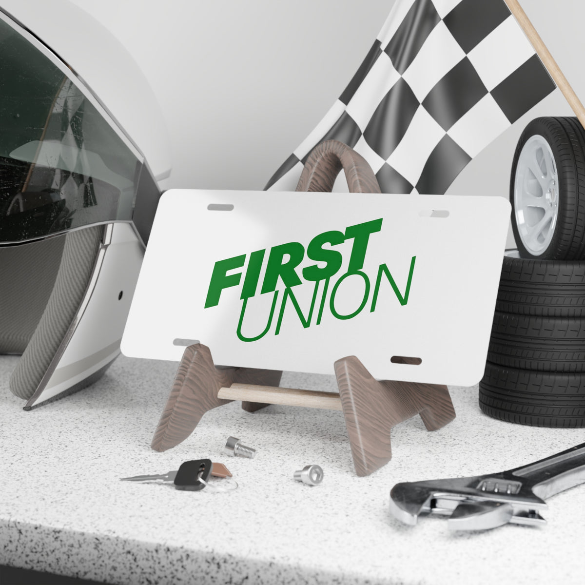 First Union Vanity License Plate