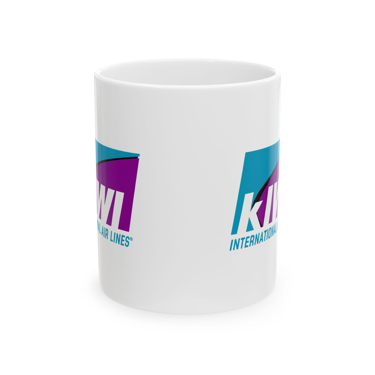 Kiwi International Air Lines Ceramic Coffee Mug