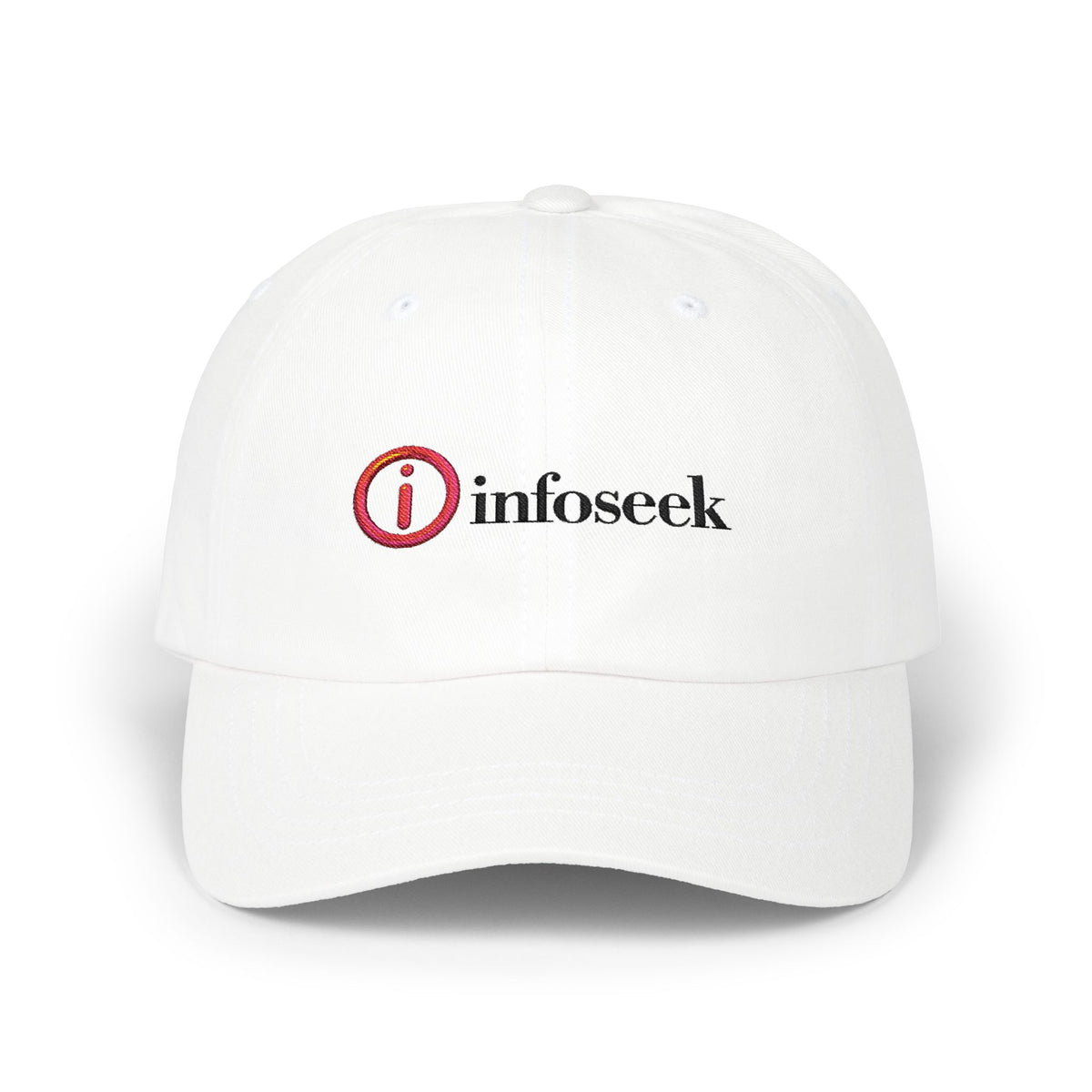Infoseek Embroidered Dad Cap Hat