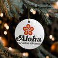 Aloha Airlines Ceramic Ornament