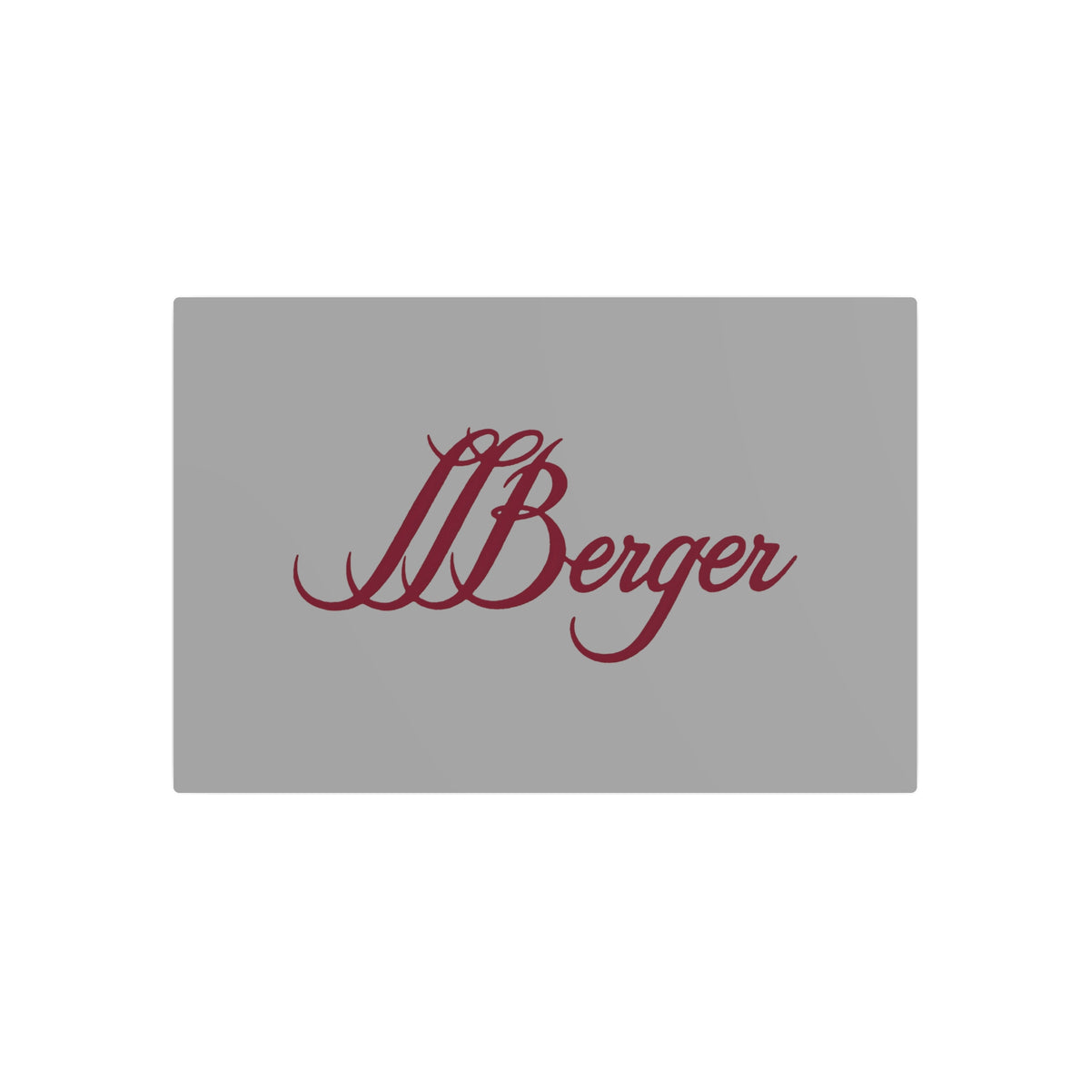 L. L. Berger Metal Sign