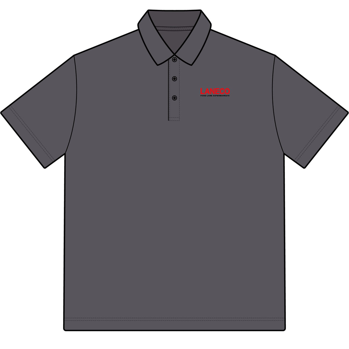 Laneco Food Lane Supermarkets Cotton Polo Shirt