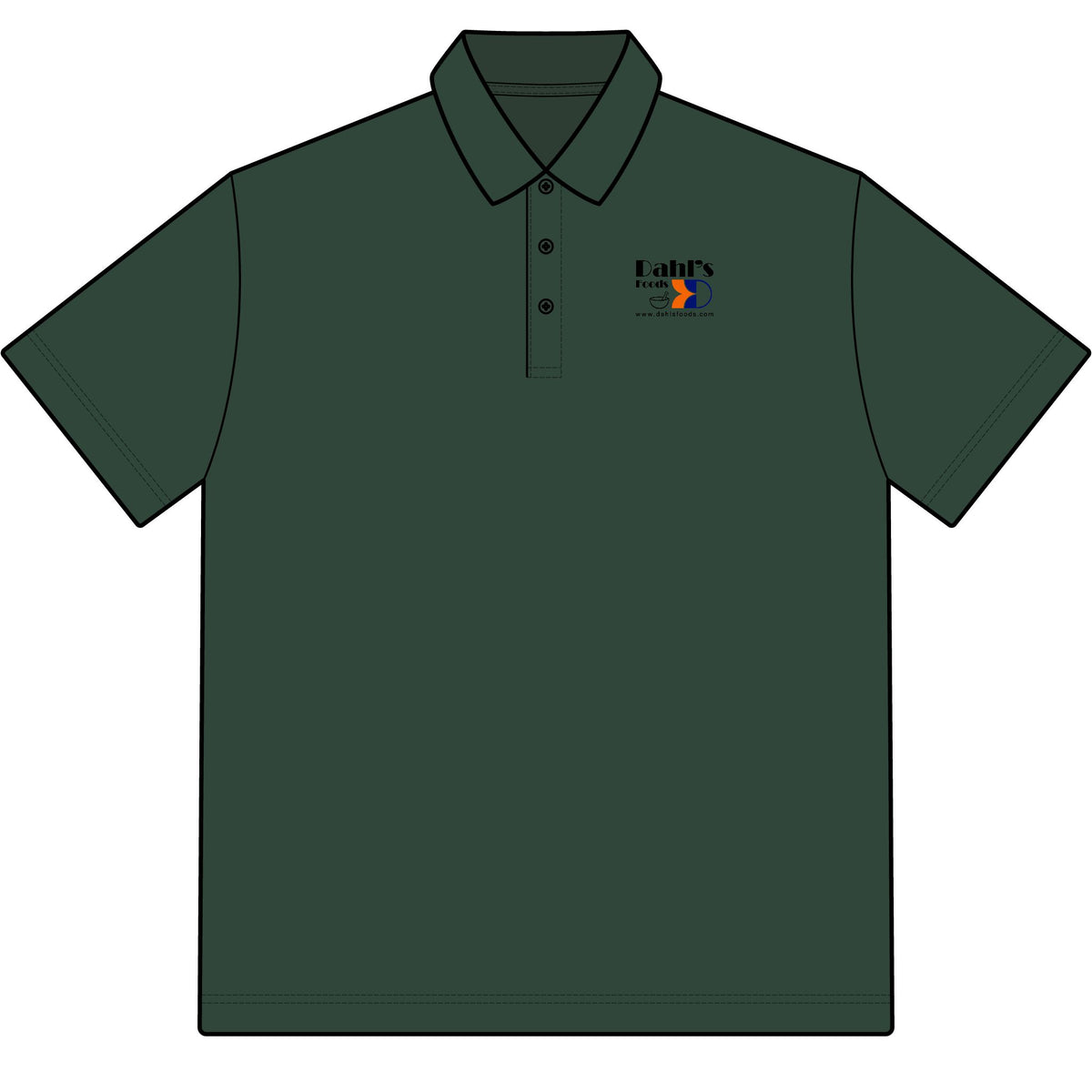 Dahl's Foods Cotton Polo Shirt
