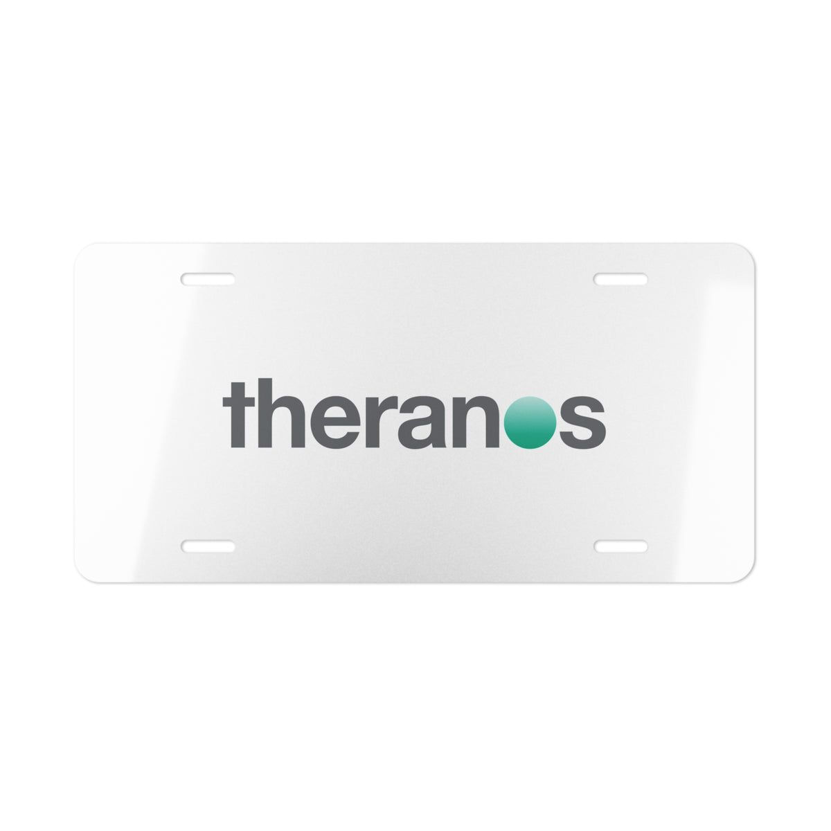 Theranos Vanity License Plate