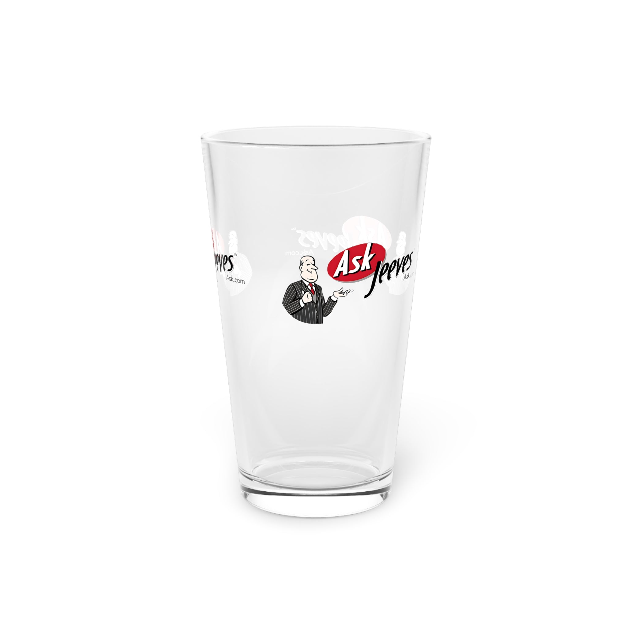 Ask Jeeves 16oz Pint Glass