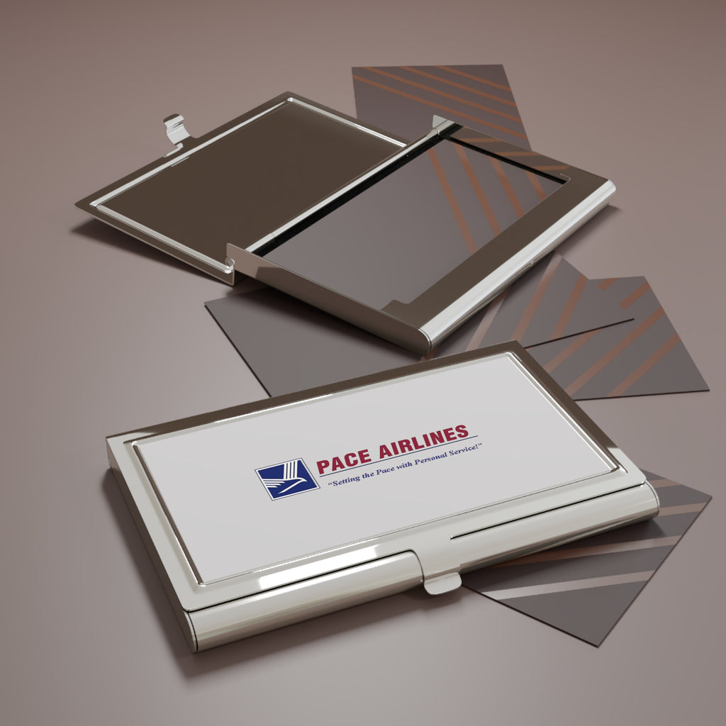 Pace Airlines Metal Business Card Holder