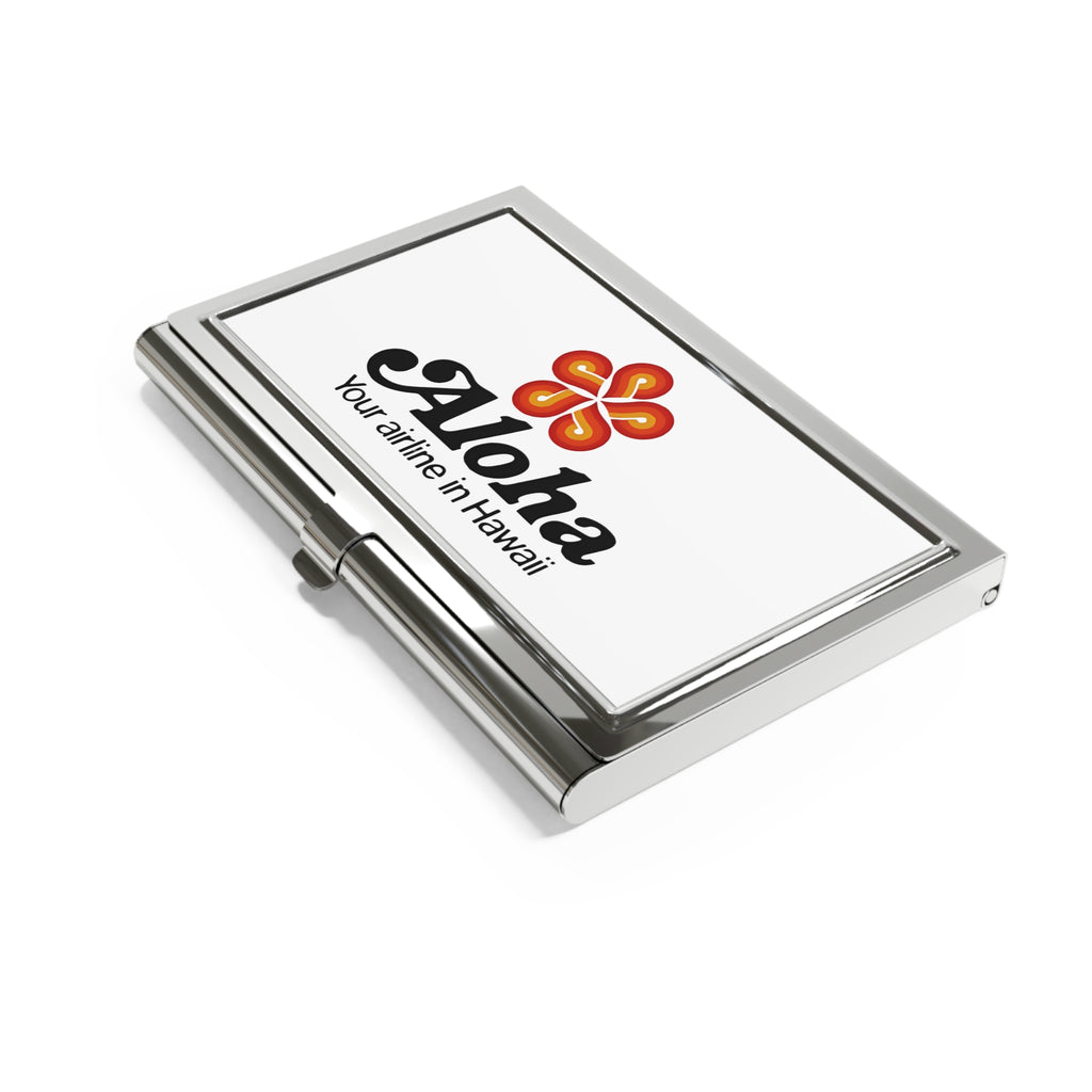 Aloha Airlines Metal Business Card Holder