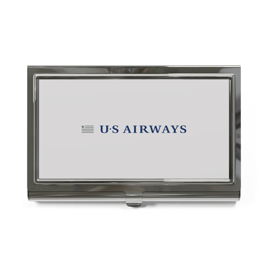US Airways Metal Business Card Holder