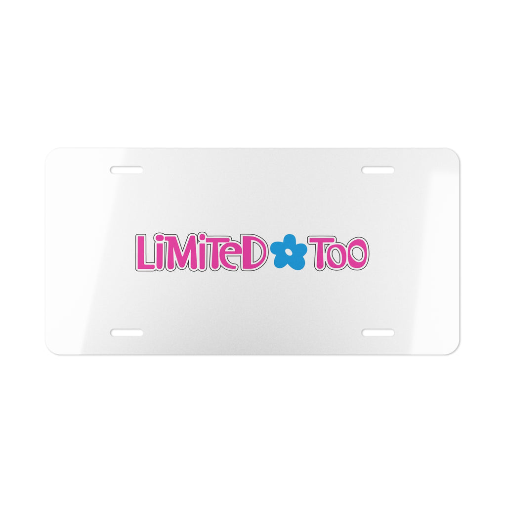 Limited Too Vanity License Plate