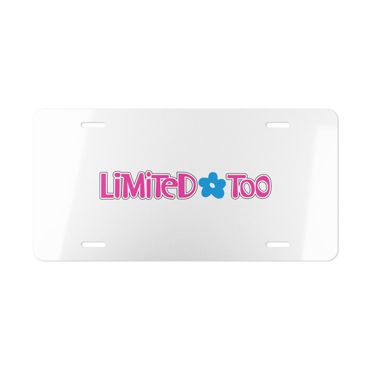 Limited Too Vanity License Plate