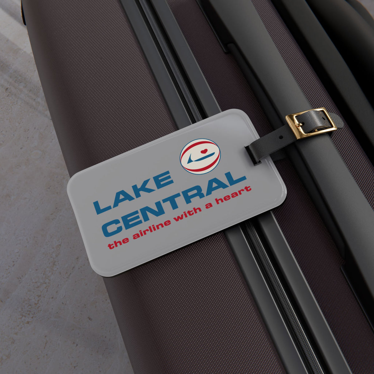 Lake Central Airlines Luggage Tag