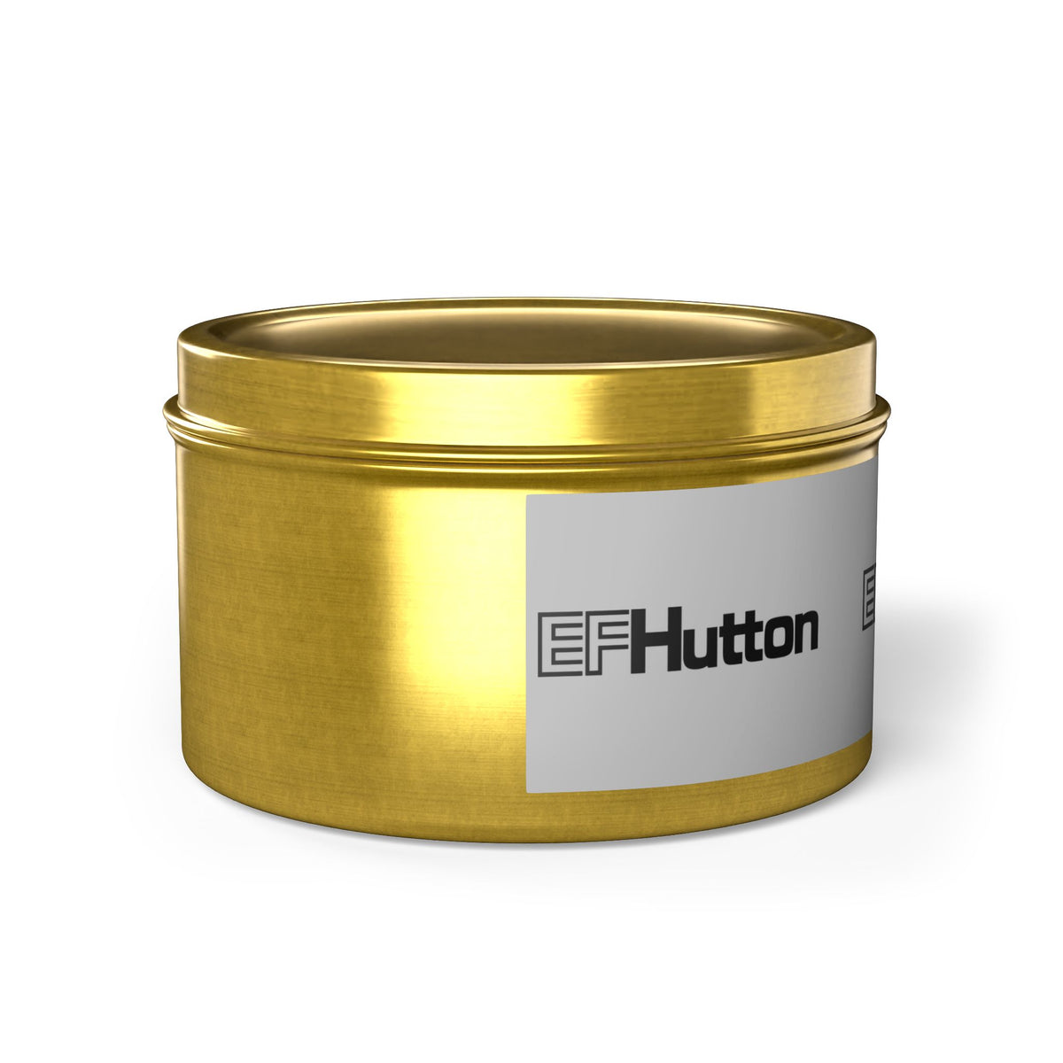 E. F. Hutton Tin Candle