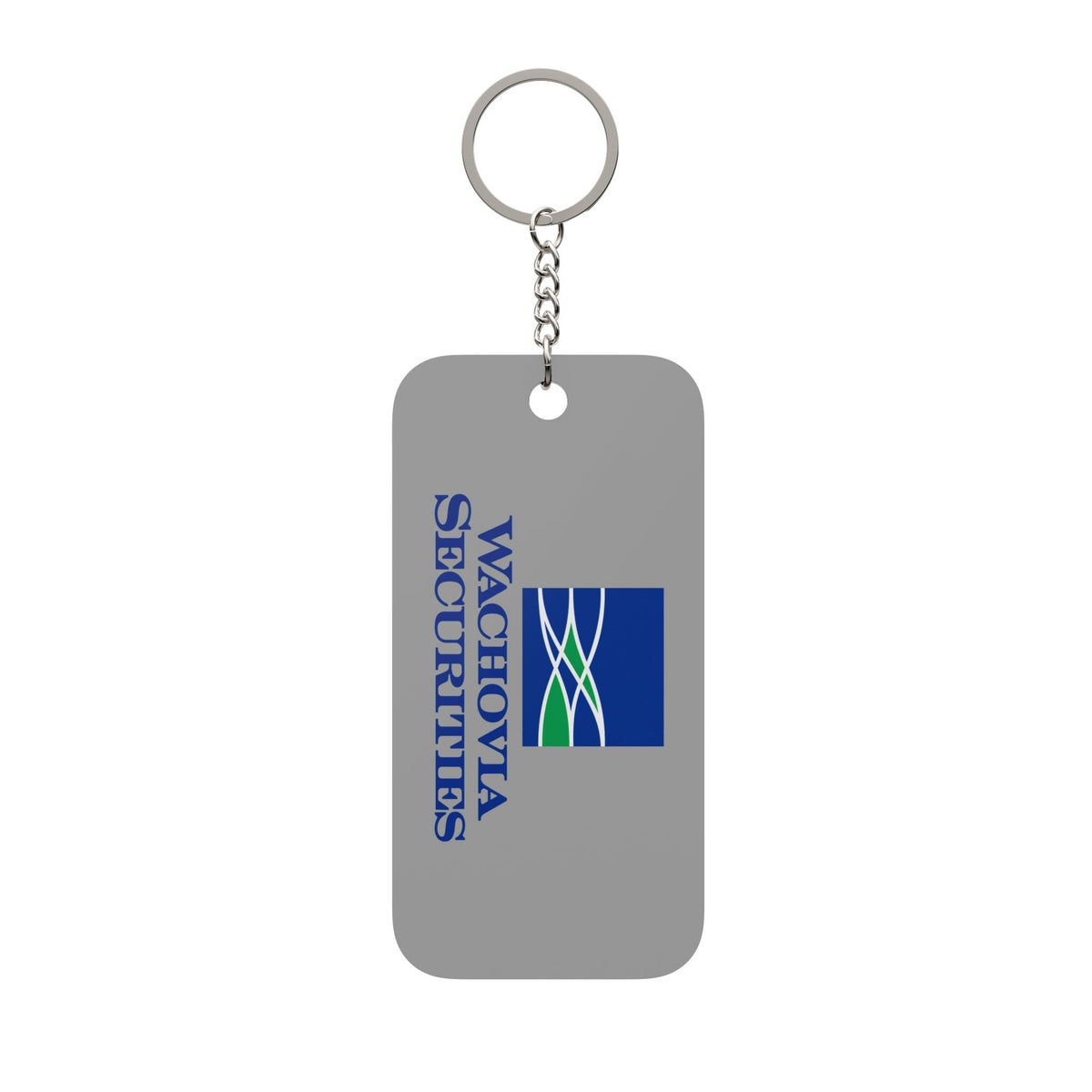 Wachovia Securities Double-Sided Keychain Charm