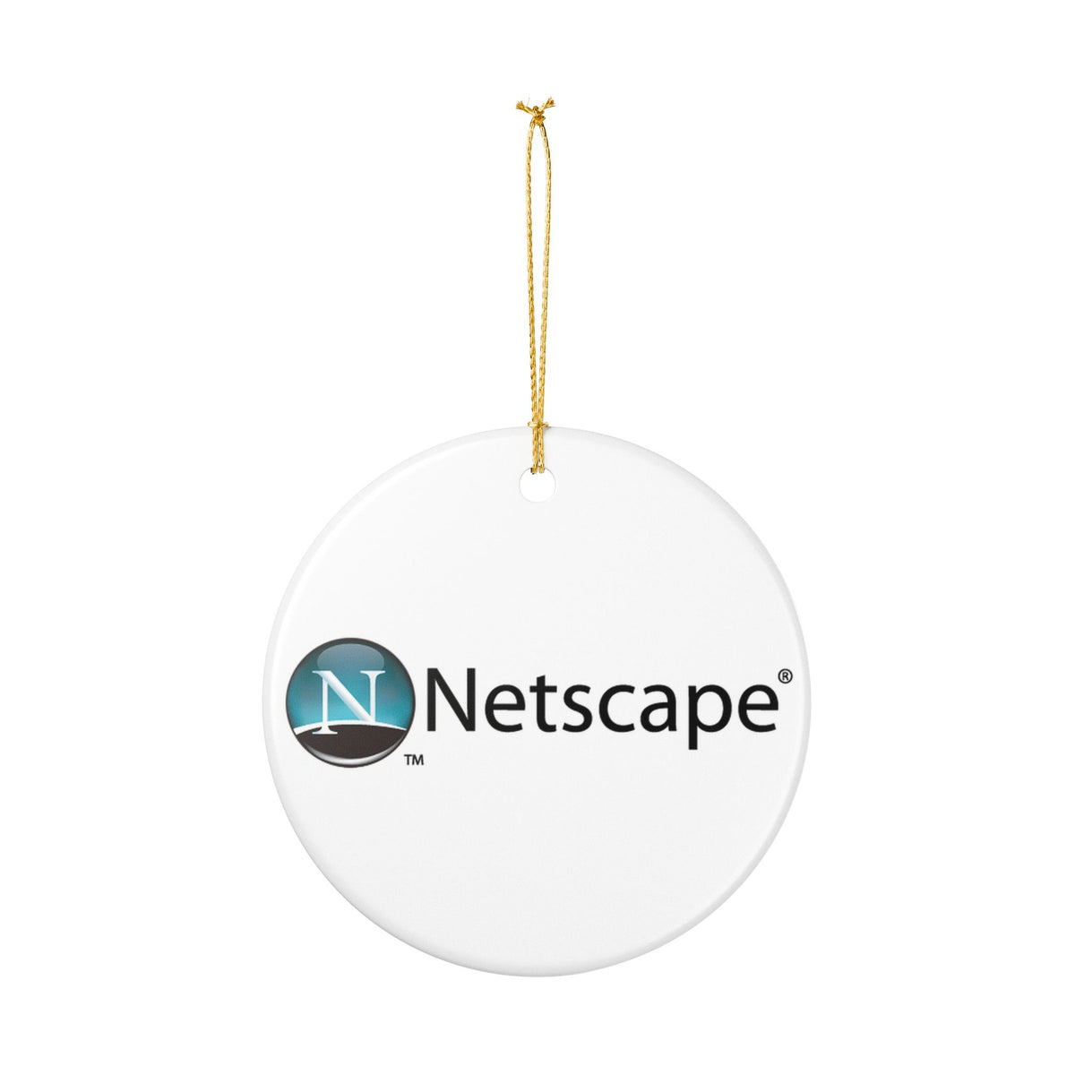 Netscape Ceramic Ornament