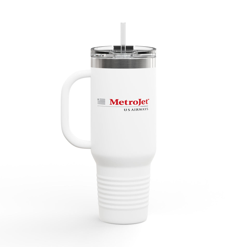 MetroJet 40oz Insulated Travel Mug Stainless Tumbler