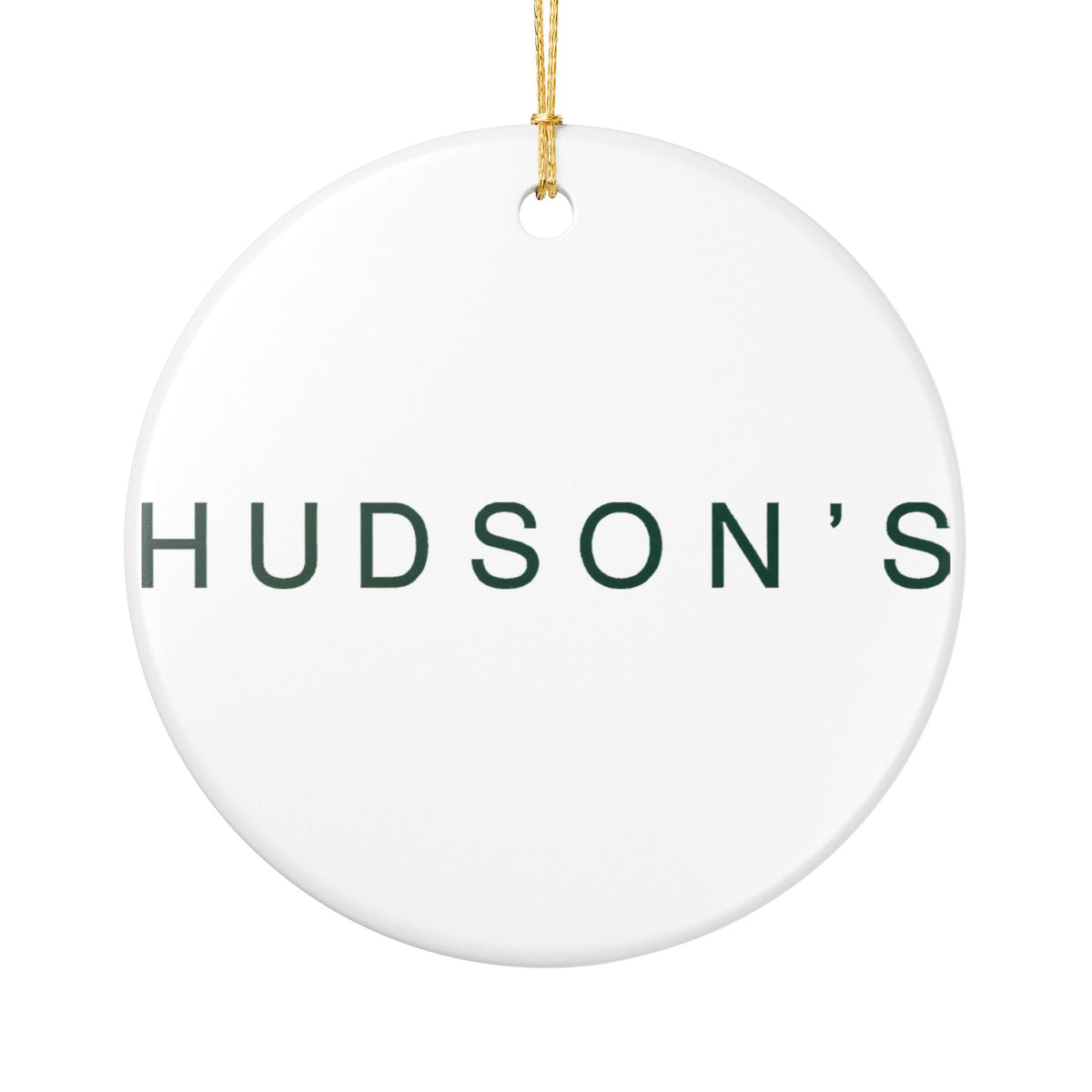 Hudson's Ceramic Ornament