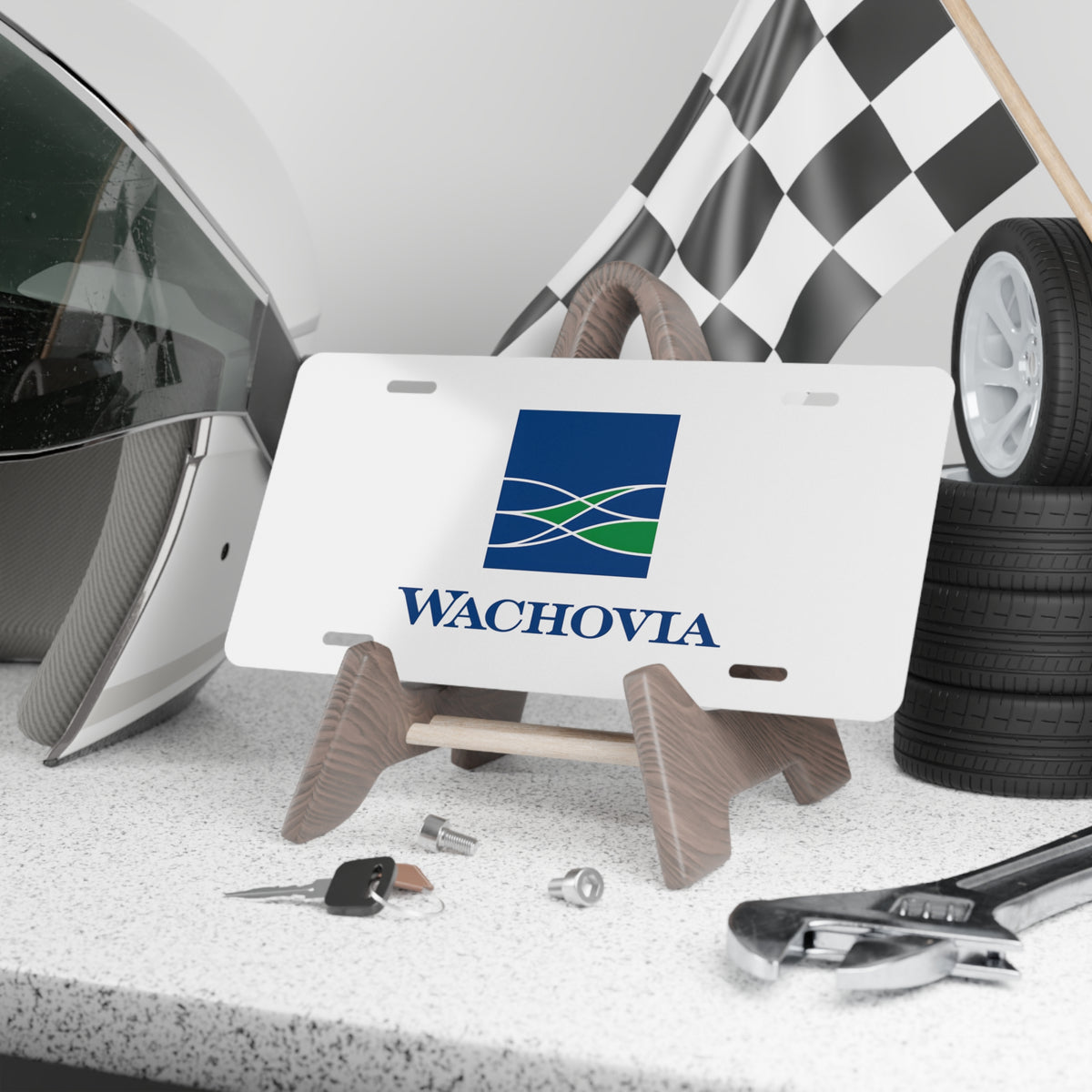 Wachovia Vanity License Plate