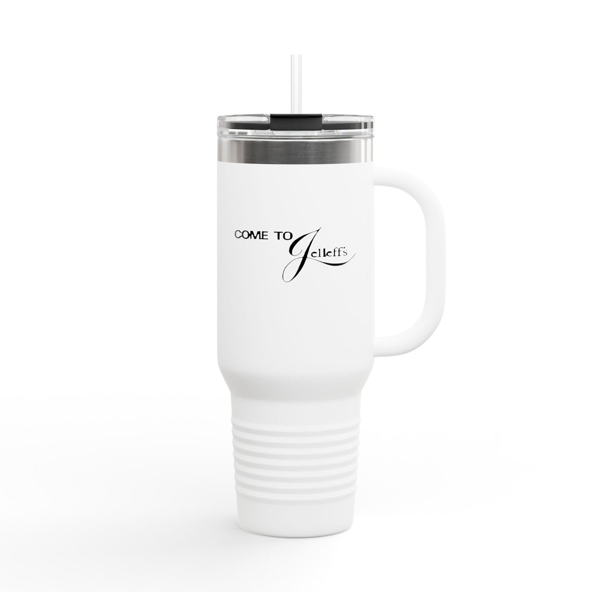 Jelleff's 40oz Insulated Travel Mug Stainless Tumbler