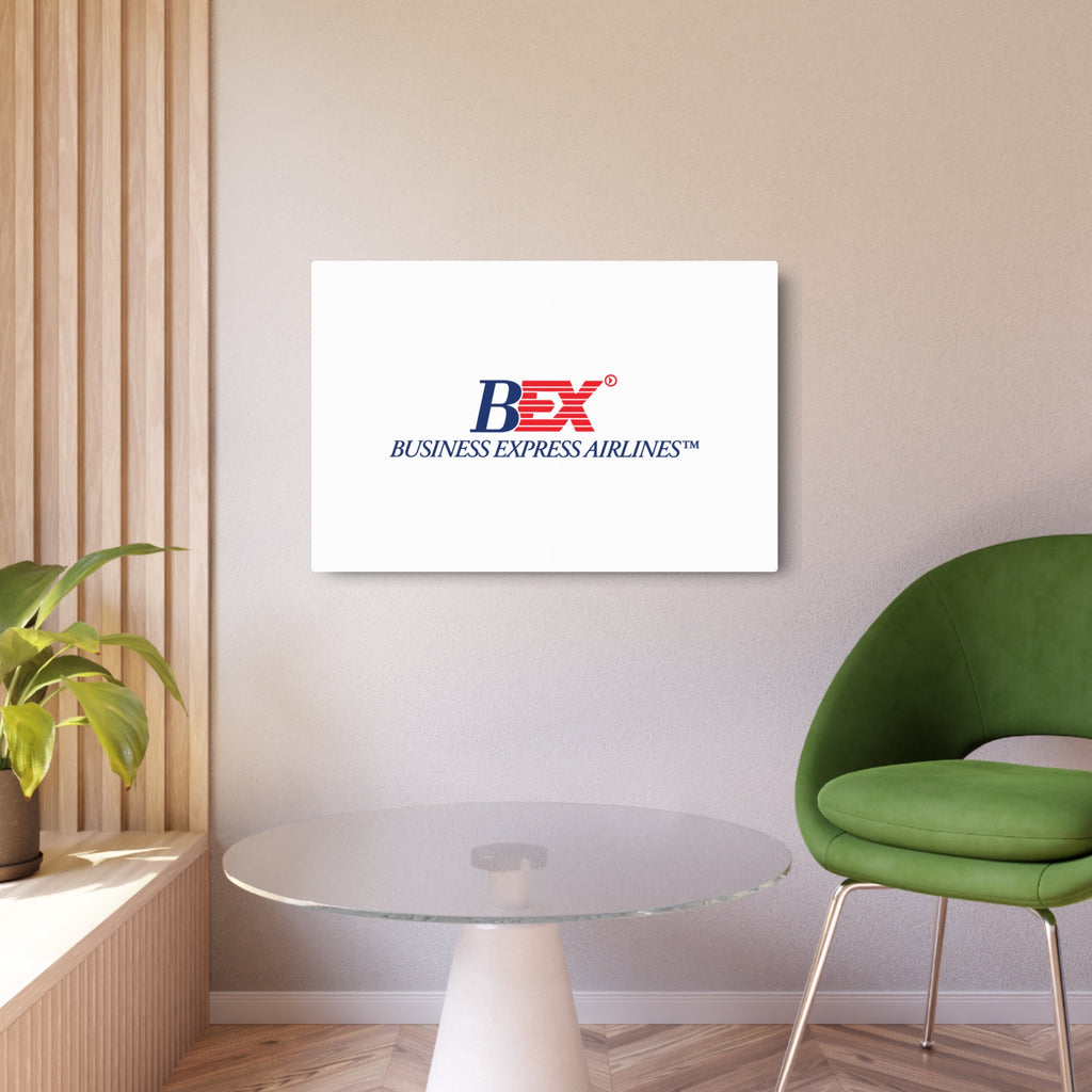 Business Express Airlines Metal Sign