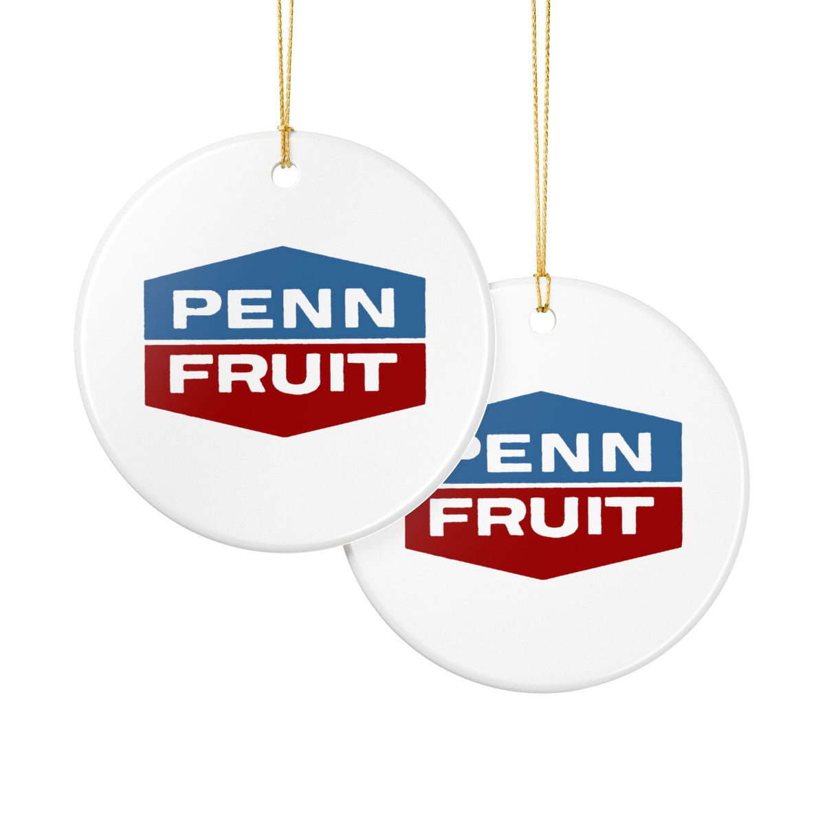 Penn Fruit Ceramic Ornament