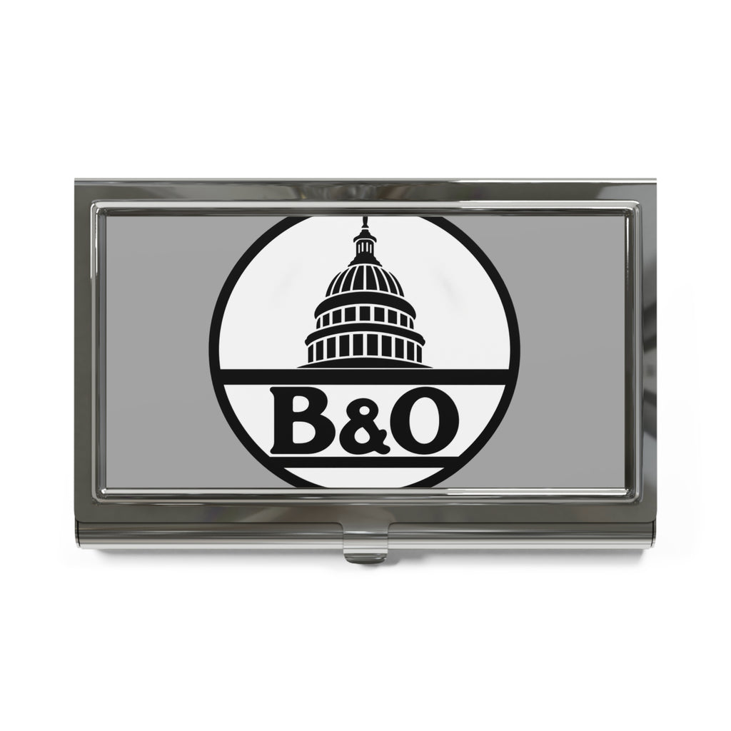 Baltimore and Ohio Railroad Metal Business Card Holder