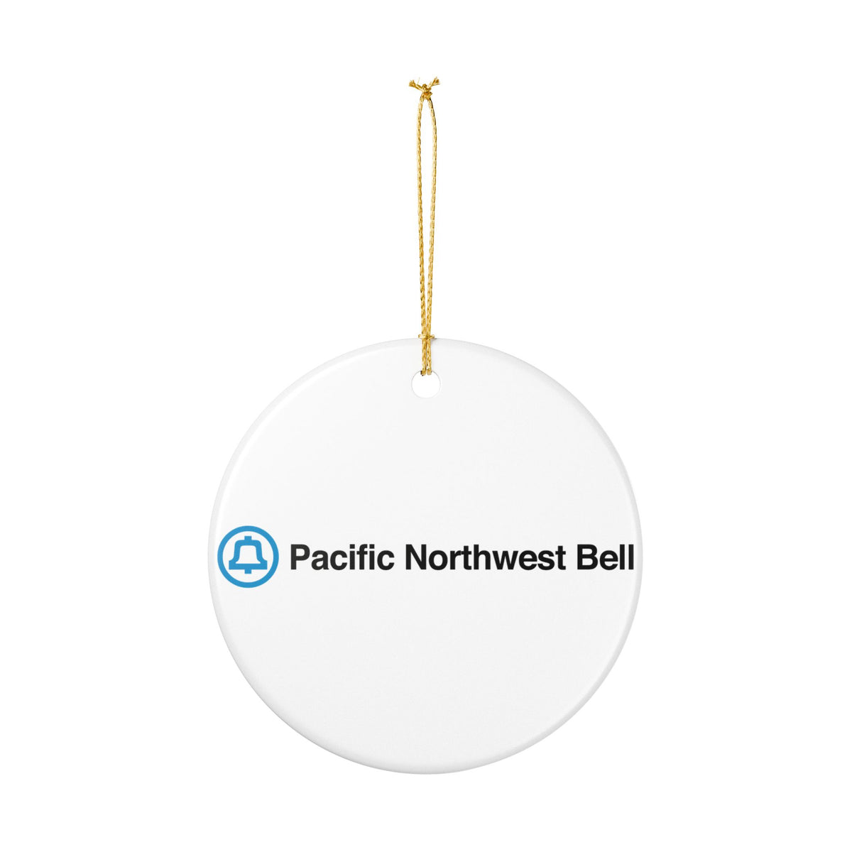Pacific Northwest Bell Ceramic Ornament
