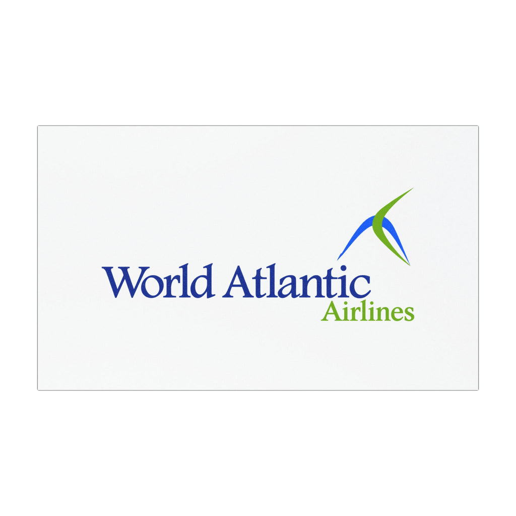 World Atlantic Airlines Car Magnet