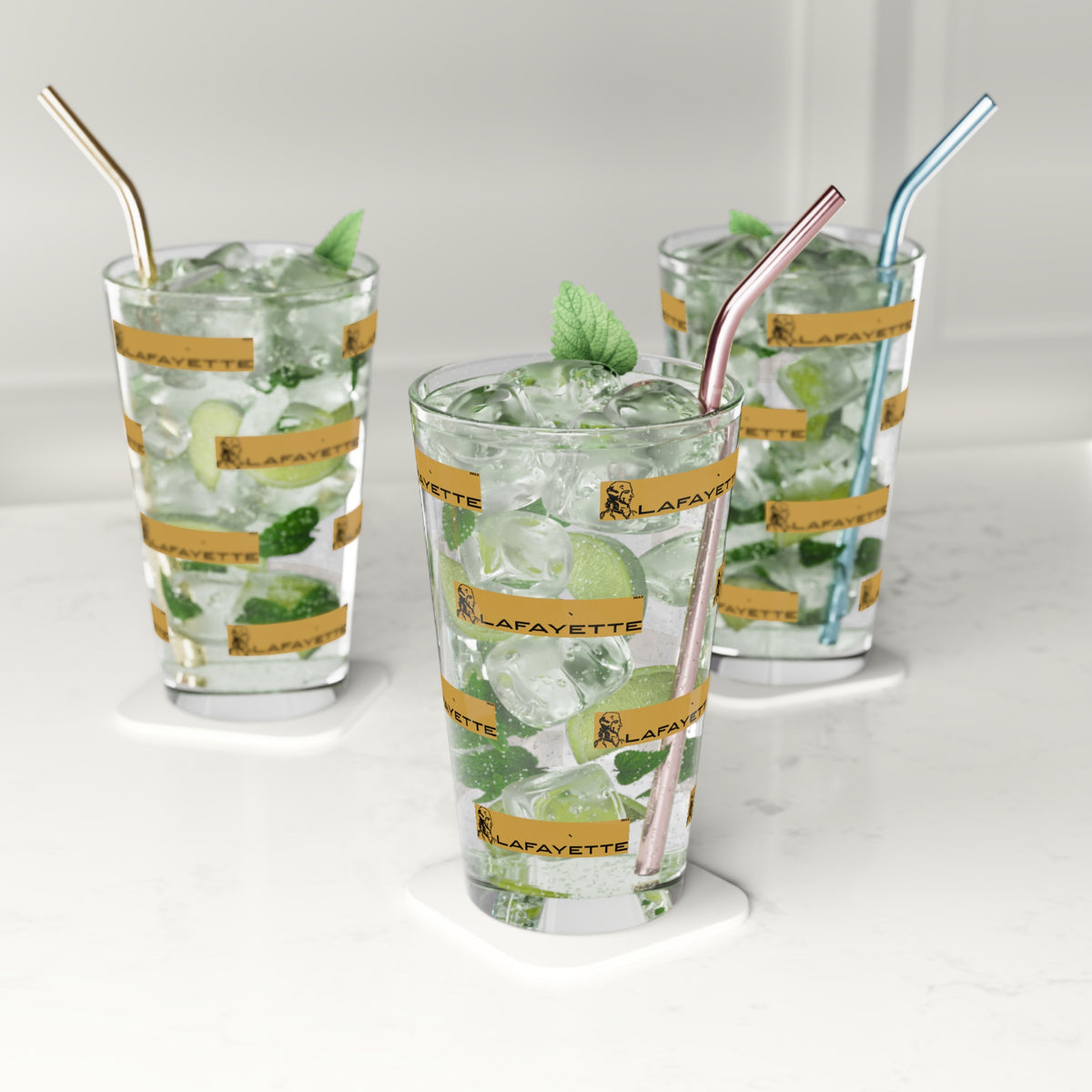 Lafayette Radio Electronics 16oz Pint Glass