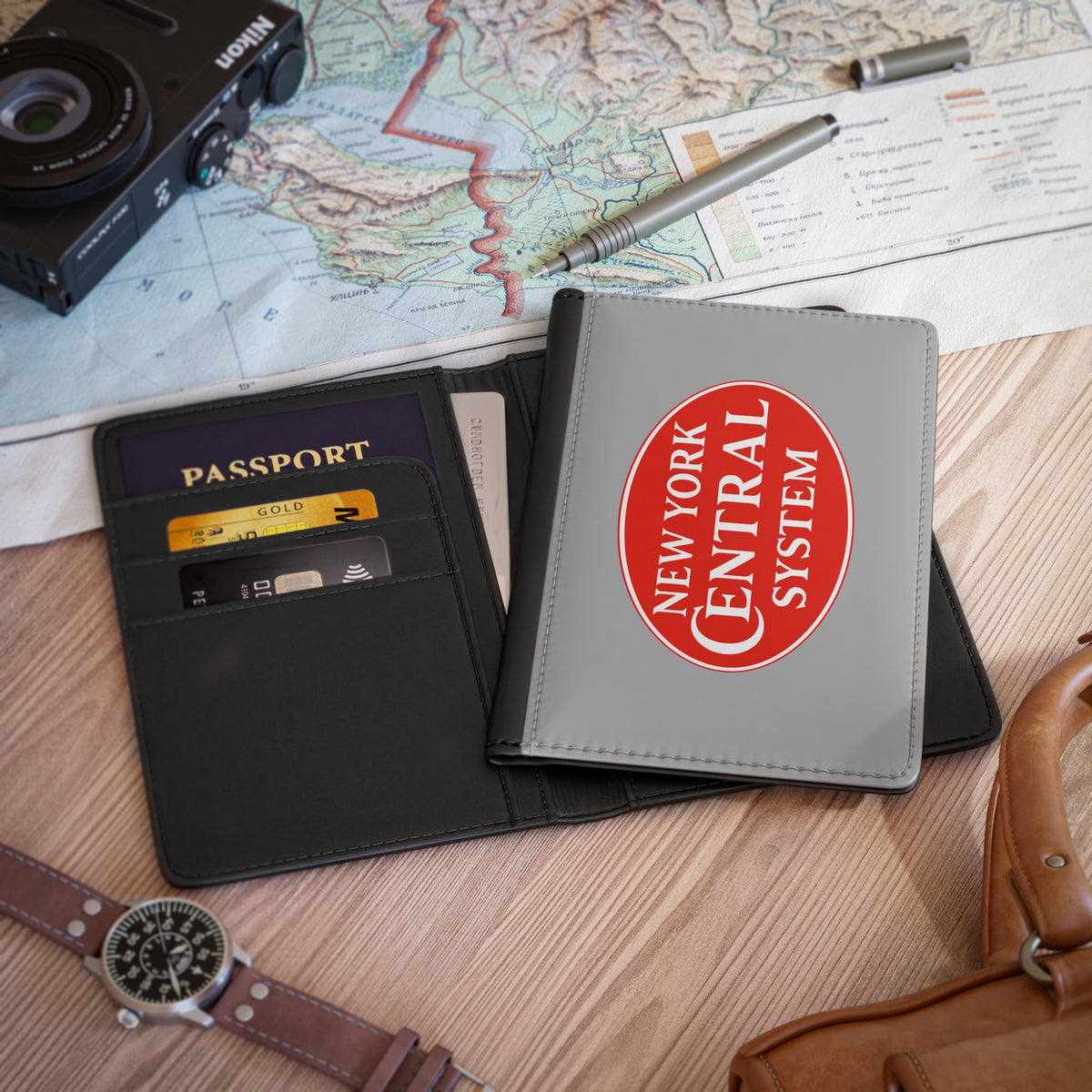 New York Central Railroad Passport Cover